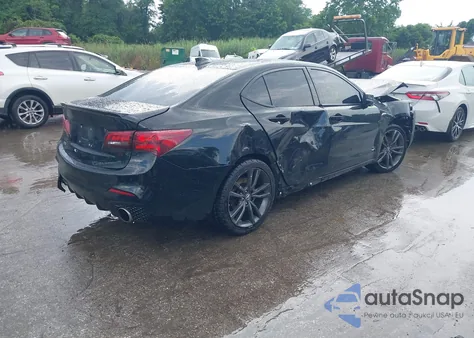 2018 Acura Tlx Tech A-Spec Pkgs z USA, uszkodzony, nr VIN 19UUB2F67JA005325